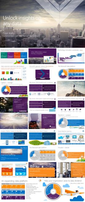 简易欧美商务PPT模板