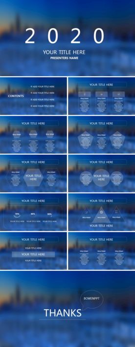 简约欧美大气风格PPT