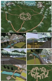 山地园林别墅SU模型