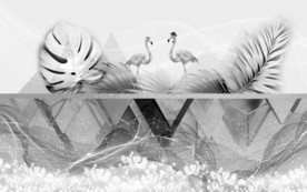 几何现代装饰画 TIF分层