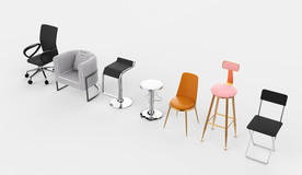 办公椅 3Dmax/rhino