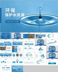 节约用水保护水资源动态PPT
