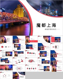 上海旅游魔都上海旅游游玩ppt