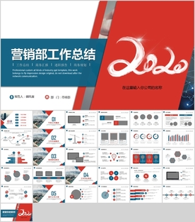 销售部工作总结工作汇报PPT