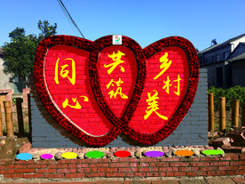 美丽乡村同心共筑乡村梦造型