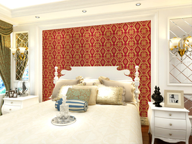 欧式家居 墙纸效果图片