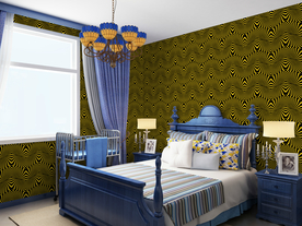 欧式家居 墙纸效果图片