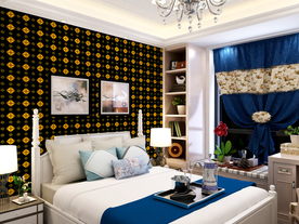 欧式家居 墙纸效果图片