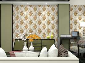 欧式家居 墙纸效果图片