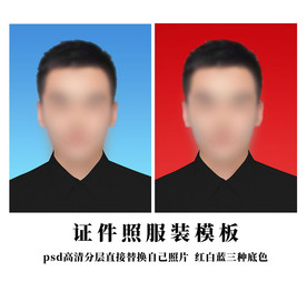 黑色衬衫商务工作证设计模板