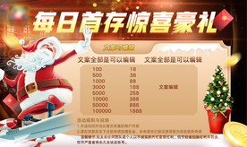 圣诞每日推广棋牌代理页面