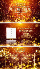 年度颁奖表彰人物典礼AE模板