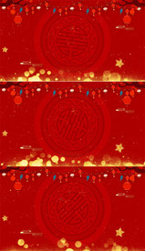 循环新年舞台喜庆背景