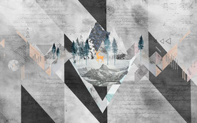 几何简欧装饰画 TIF分层