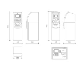 银行ATM机cad大样