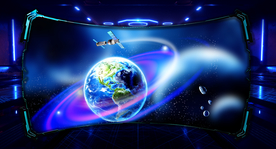 梦幻星空3D互动立体画