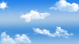 蓝天白云