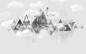 几何装饰高端画 TIF分层