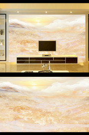 抽象大理石纹理电视背景墙