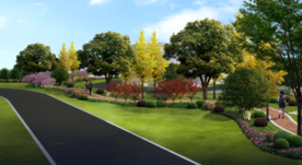 道路景观设计效果图