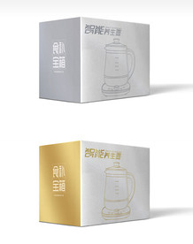 智能养生壶包装设计