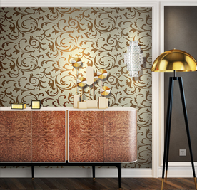 欧式家居 墙纸效果图图片