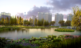 湿地景观效果图