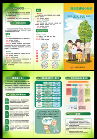 防治流感三折页