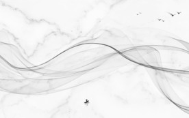 爵士白山水装饰画 TIF分层