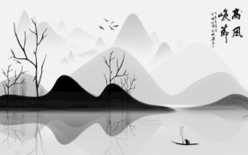 意境山水新意境画 TIF分层