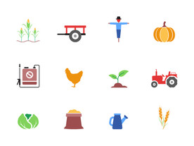 sketch50枚农业类图标玉