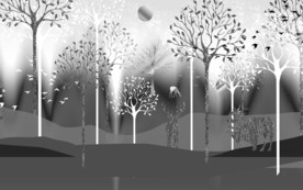 奢华装饰高清墙画 TIF分层