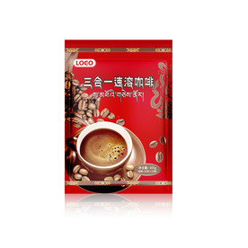 藏式三和一速溶咖啡包装设计