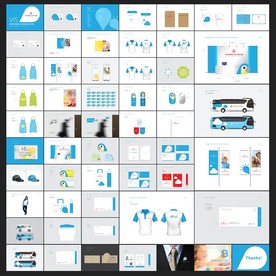 蓝色儿童教育VIS