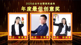 震撼全套金色颁奖盛典AE模板