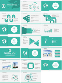 小清新简约毕业设计PPT整套