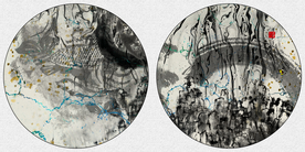 新中式荷花装饰画