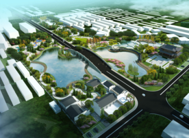 旅游景观设计鸟瞰图