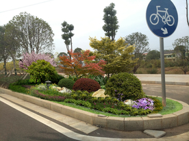 道路绿化景观设计效果图