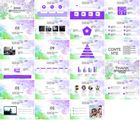 2020清新淡雅起航PPT