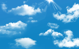 蓝天白云