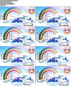 阳光彩虹小白马配乐成品