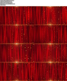 金色粒子舞台幕布