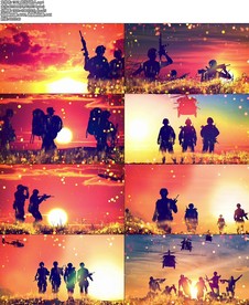 咱当兵的人年会 舞蹈 led