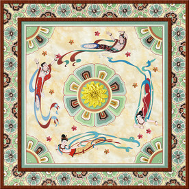 敦煌飞天新中式吊顶