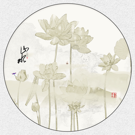 现代组合无框画