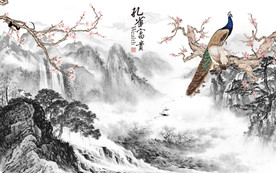 凤凰高档新山水画 tif分层