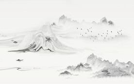 高端高档新山水画 tif分层