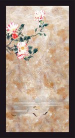 写意山水玄关装饰画