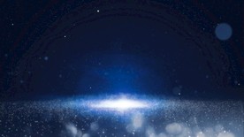 蓝色科技粒子光斑背景